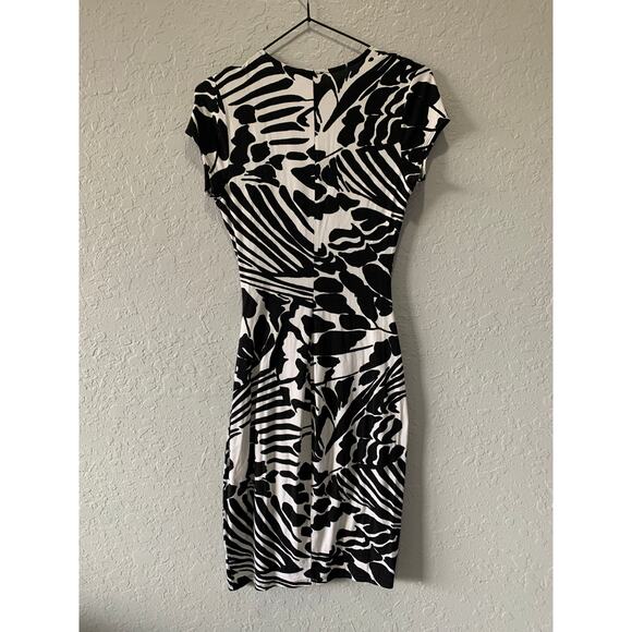 CACHE Faux Wrap Dress Size Small Bodycon Sexy Career - Picture 6 of 9